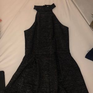 High neck skater romper. Size L